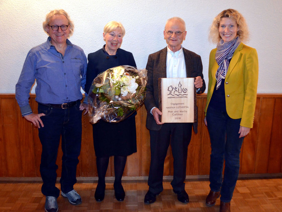 v.l.n.r.: Pi Häfliger, Marlis Galliker, Max Galliker, Iris Isenschmid
